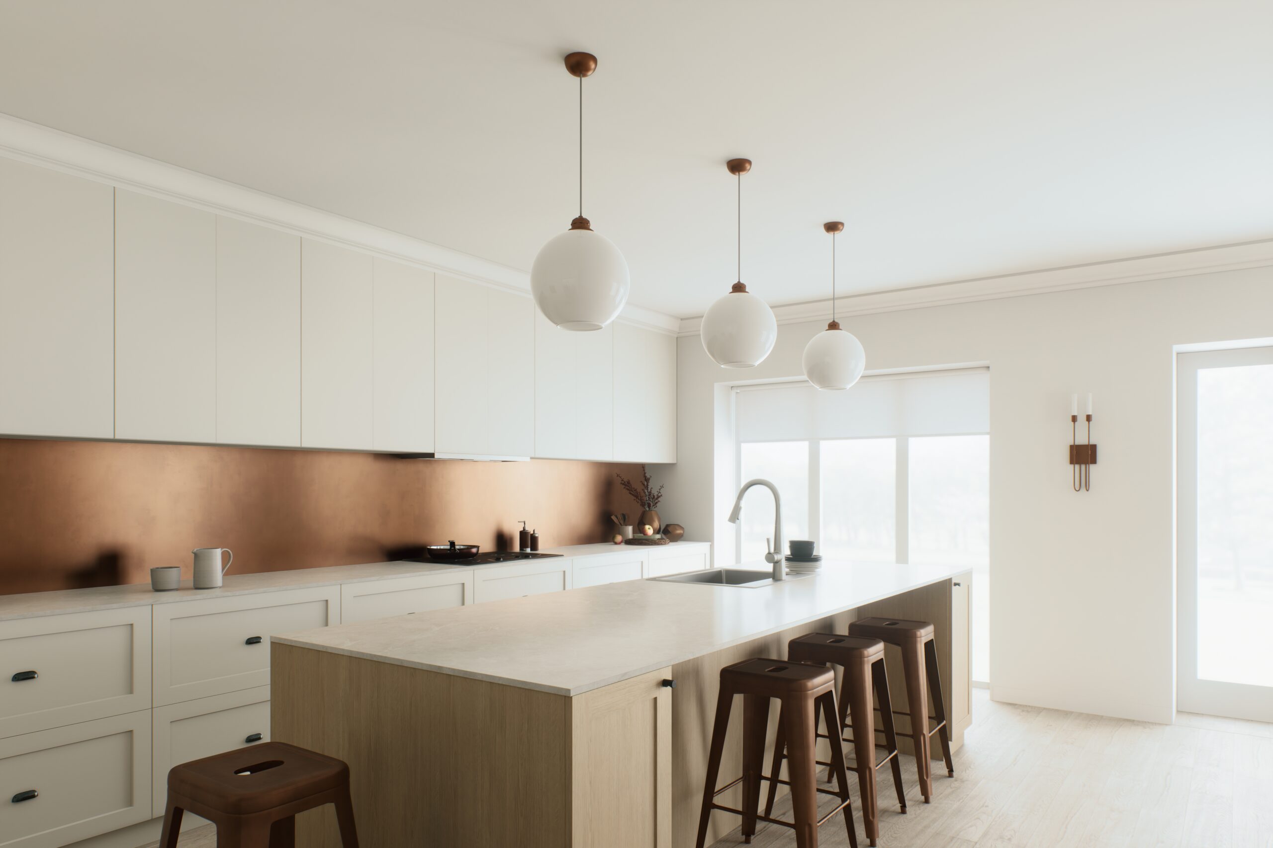 This,Bright,And,Airy,Kitchen,Showcases,A,Minimalist,Design,That